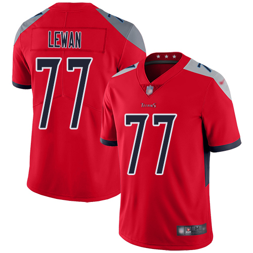 Tennessee Titans Limited Red Men Taylor Lewan Jersey NFL Football #77 Inverted Legend